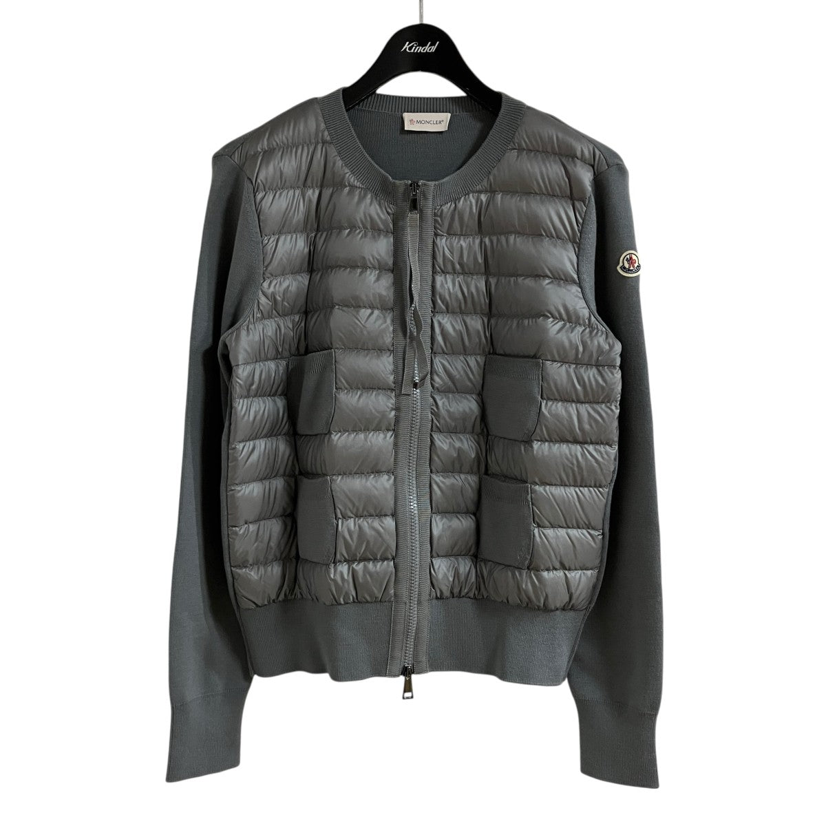 MONCLER ダウンドッキングカーディガン 古着・中古-1枚目のアイテム画像