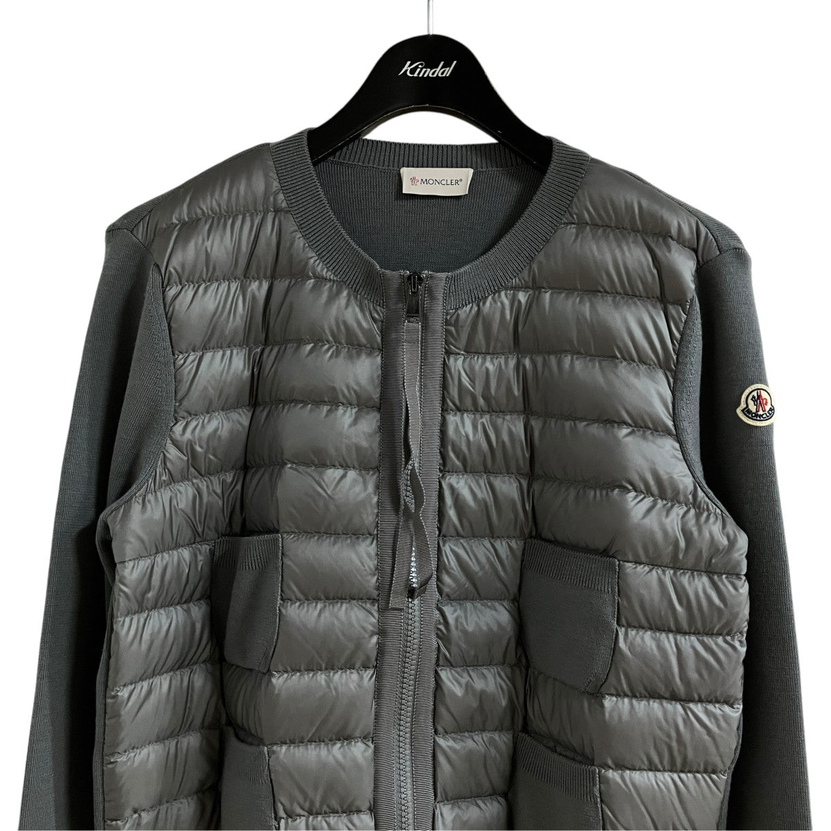 MONCLER ダウンドッキングカーディガン 古着・中古-2枚目のアイテム画像
