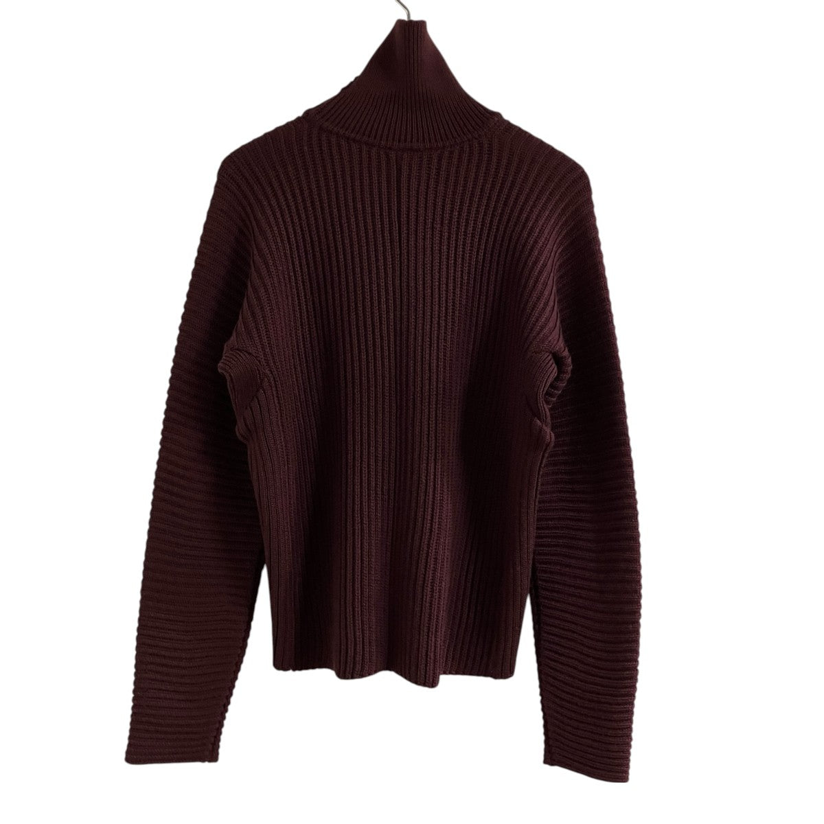 MIU MIU ウールモックネックニット 古着・中古-3枚目のアイテム画像