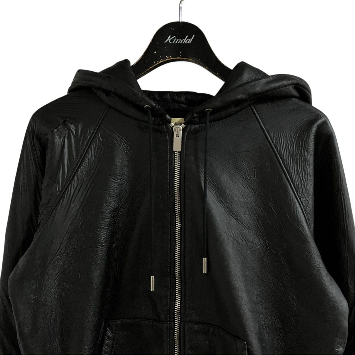 Saint Laurent Paris コーティングジップアップパーカー 古着・中古-2枚目のアイテム画像