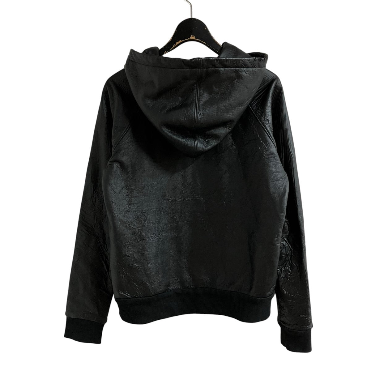 Saint Laurent Paris コーティングジップアップパーカー 古着・中古-4枚目のアイテム画像