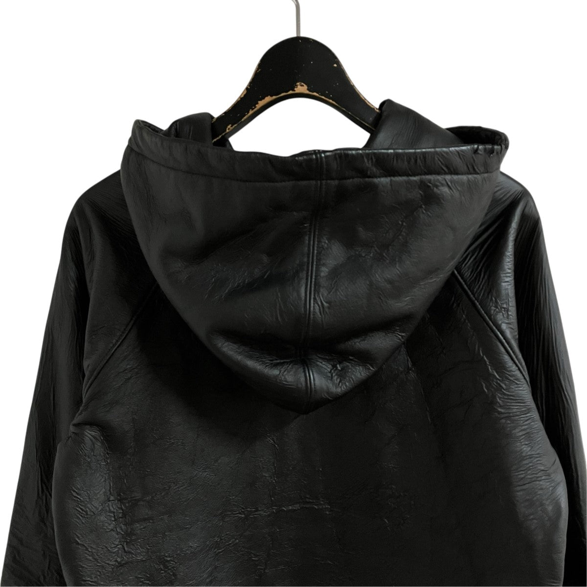 Saint Laurent Paris コーティングジップアップパーカー 古着・中古-5枚目のアイテム画像