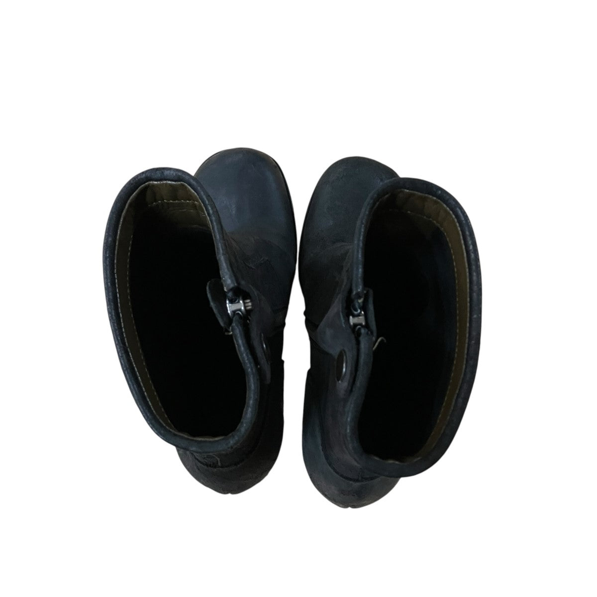 RICK OWENS デストロイレザー ヒールロンドンブーツ 古着・中古-6枚目のアイテム画像