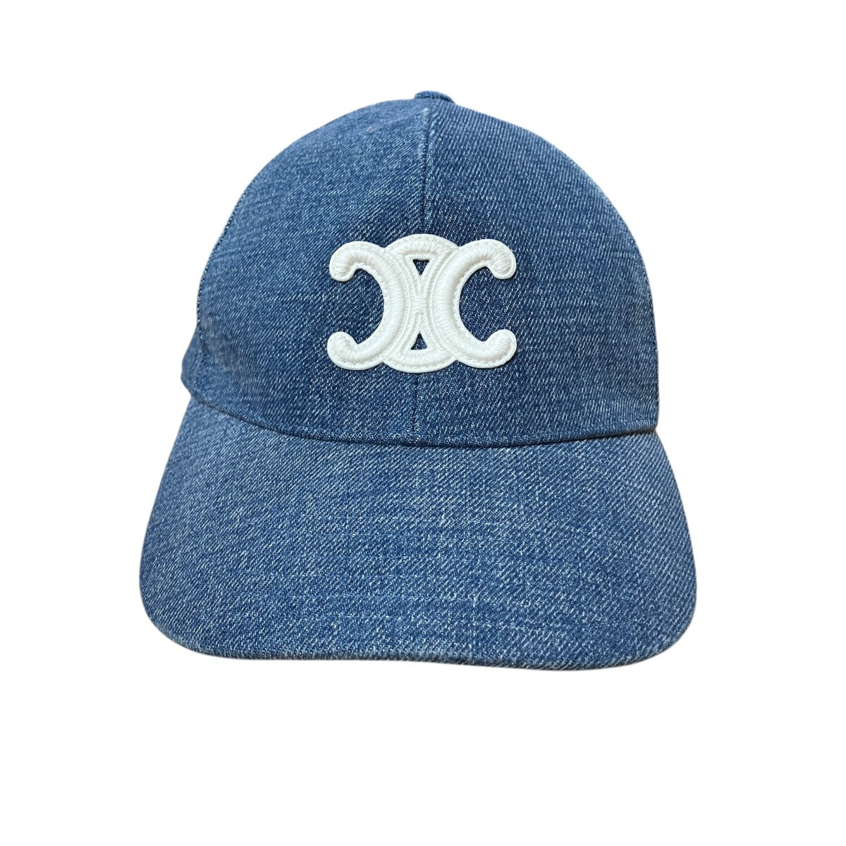 CELINE トリオンフデニムキャップ 古着・中古-2枚目のアイテム画像