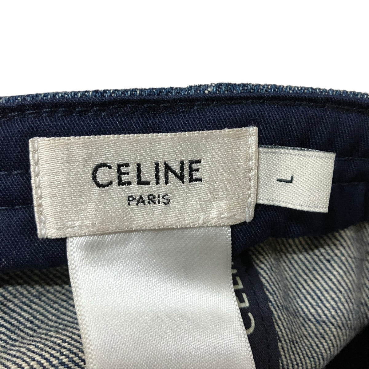 CELINE トリオンフデニムキャップ 古着・中古-7枚目のアイテム画像