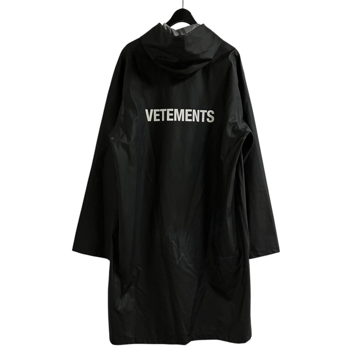 VETEMENTS オーバ―サイズレインコート 古着・中古-4枚目のアイテム画像