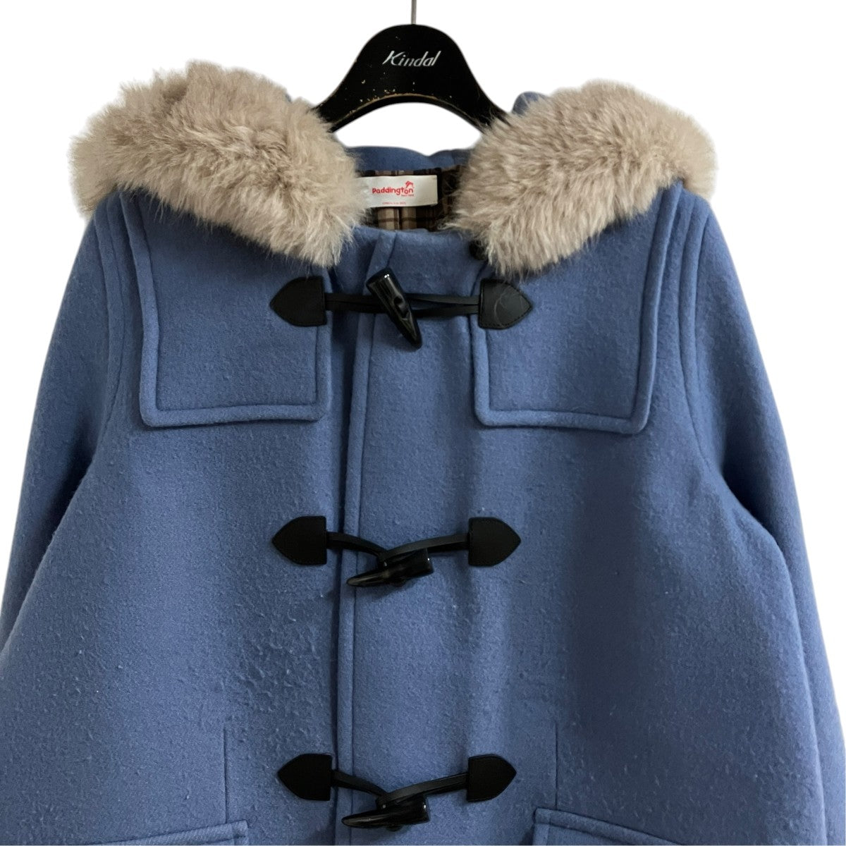 paddington ファーショートダッフルコート 古着・中古-2枚目のアイテム画像