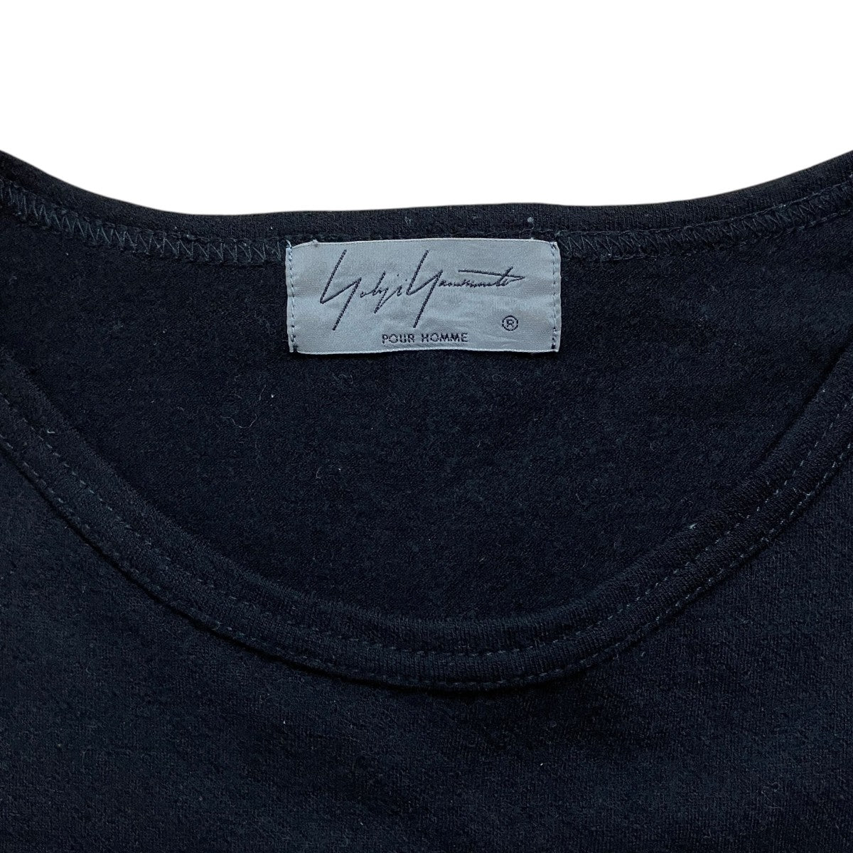 Yohji Yamamoto pour homme ロングスリーブウールTシャツ 古着・中古-5枚目のアイテム画像