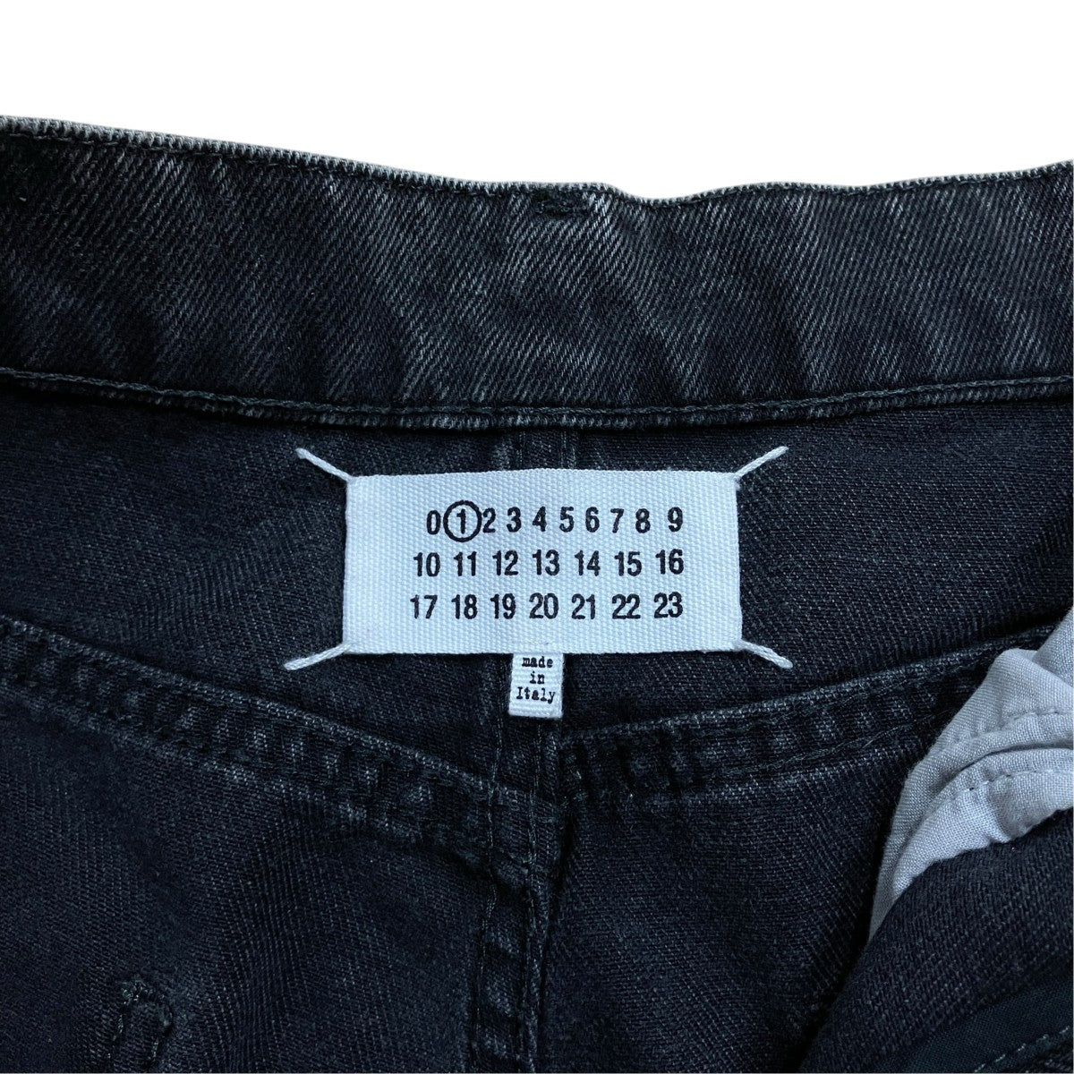 Maison Margiela スラッシュディティールデニムパンツ 古着・中古-6枚目のアイテム画像