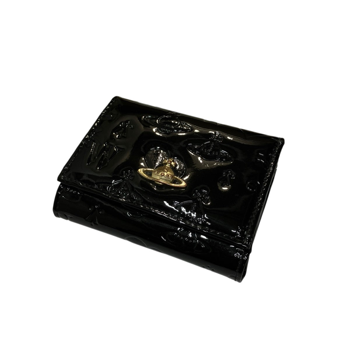 Vivienne Westwood エナメル2つ折り財布 古着・中古-1枚目のアイテム画像