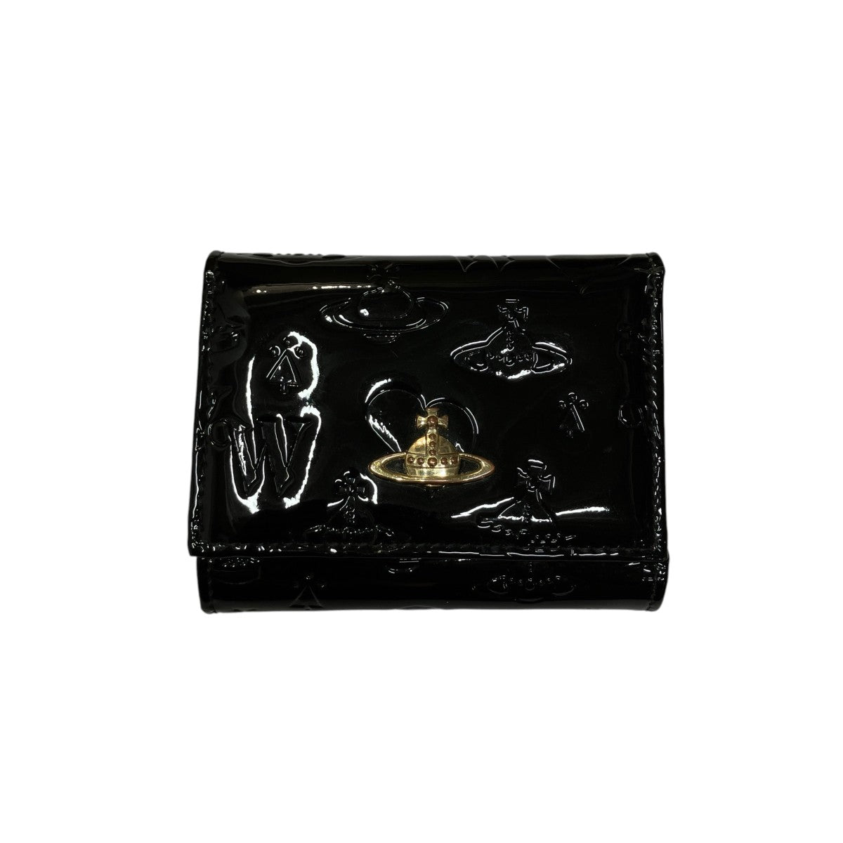 Vivienne Westwood エナメル2つ折り財布 古着・中古-2枚目のアイテム画像