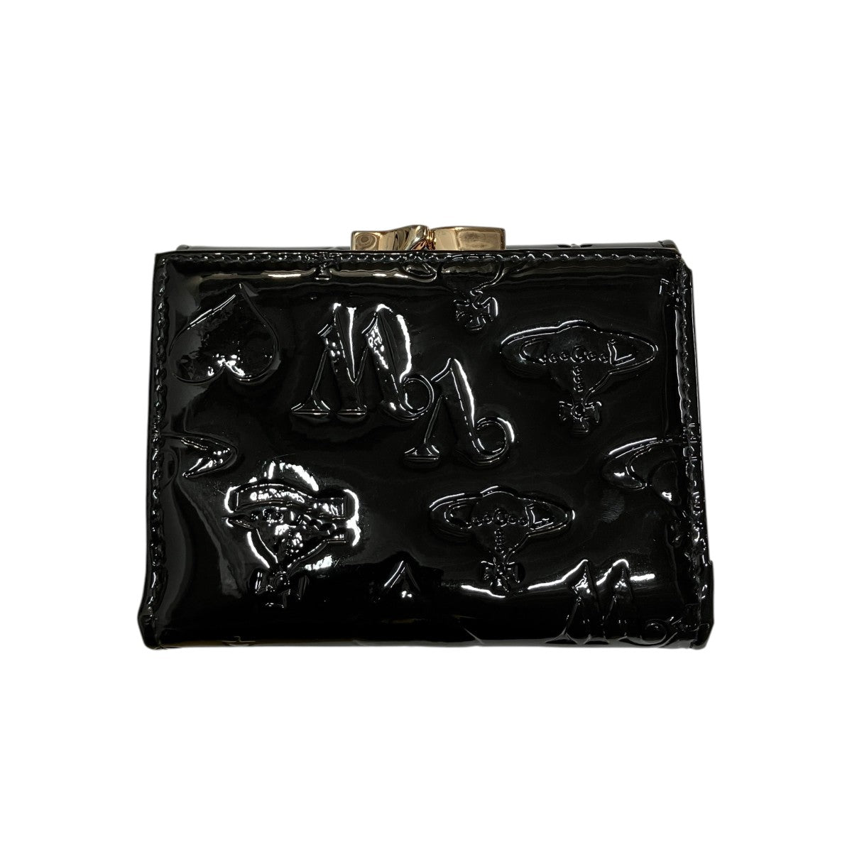 Vivienne Westwood エナメル2つ折り財布 古着・中古-4枚目のアイテム画像