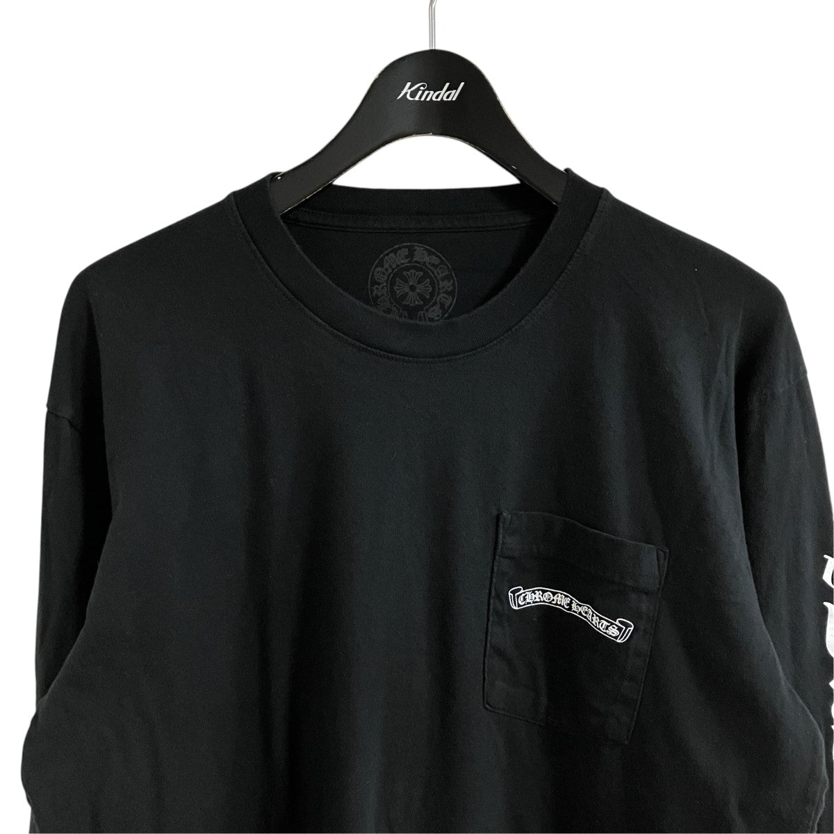 CHROME HEARTS スクロールロゴロングスリーブTシャツ カットソー 古着・中古-2枚目のアイテム画像
