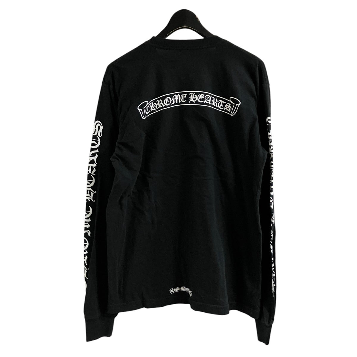 CHROME HEARTS スクロールロゴロングスリーブTシャツ カットソー 古着・中古-3枚目のアイテム画像