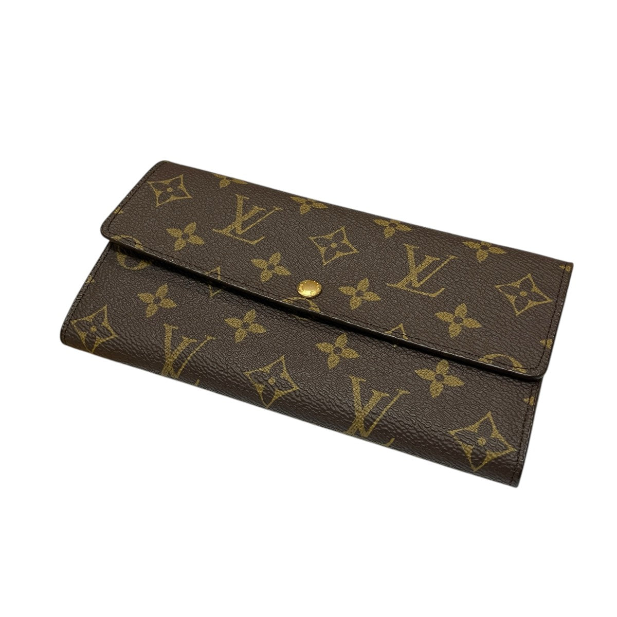 LOUIS VUITTON モノグラム ポシェット・ポルトモネ クレディ ウォレット 長財布 古着・中古-1枚目のアイテム画像