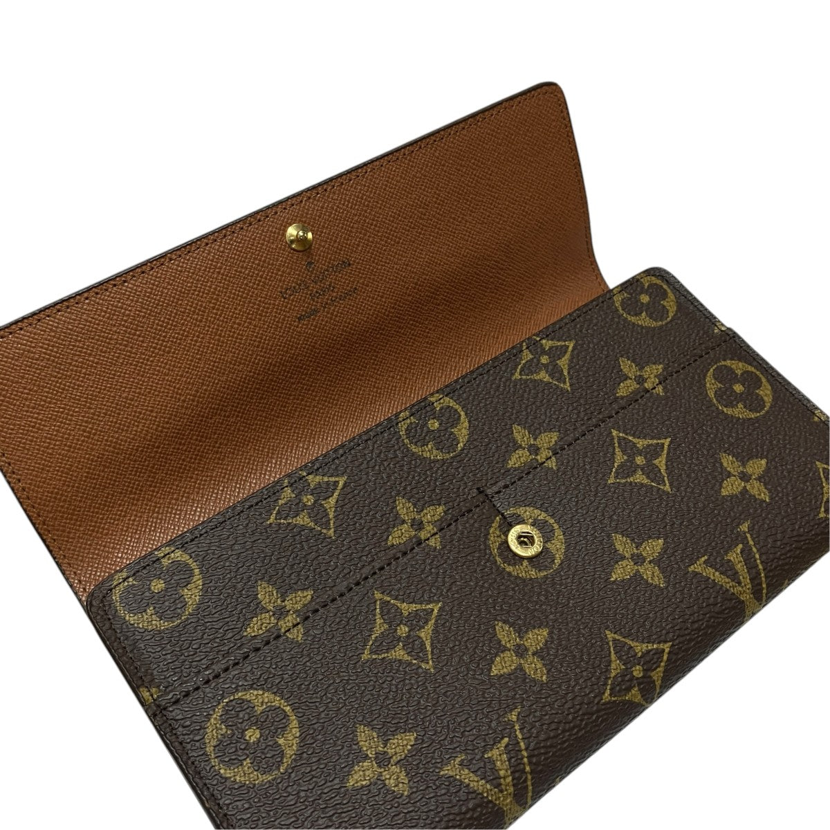 LOUIS VUITTON モノグラム ポシェット・ポルトモネ クレディ ウォレット 長財布 古着・中古-6枚目のアイテム画像