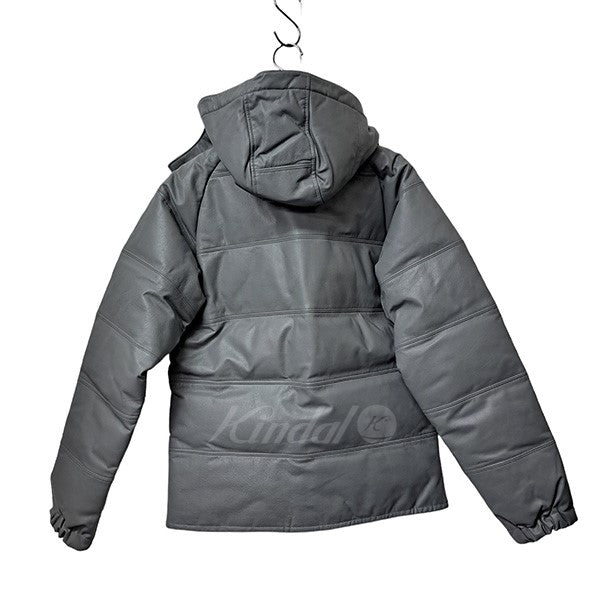 A BATHING APE(アベイシングエイプ) CLASSIC DOWN JACKET レザーダウンジャケット ダウンレザーブルゾン  1860-141-006 グレー サイズ M｜【公式】カインドオルオンライン ブランド古着・中古通販【kindal】