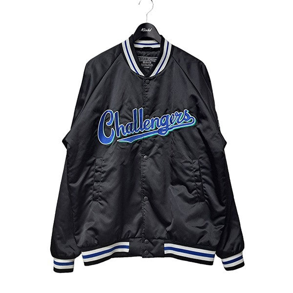 23SS VARSITY JACKET ロゴワッペンナイロンスタジャン