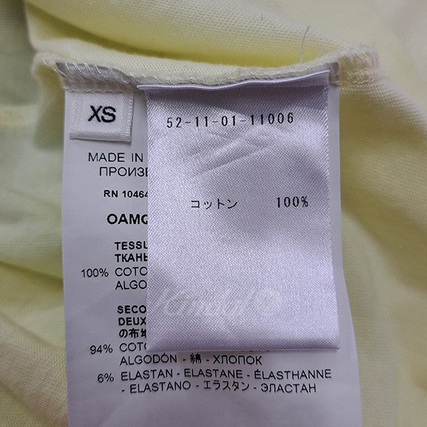 OAMC(オーエーエムシー) 20SS DREAM LOGIC プリントTシャツ イエロー サイズ XS｜【公式】カインドオルオンライン  ブランド古着・中古通販【kindal】