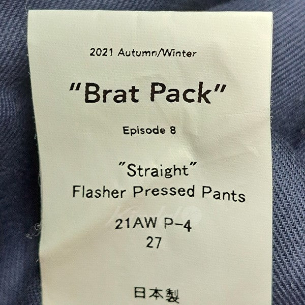 DAIRIKU(ダイリク) 21AW P-4 Straight Flasher Pressed Pants ...