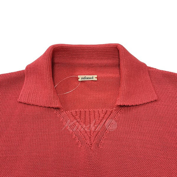 refomed(リフォメッド) 24SS REKN-005 OLD MAN KNIT POLO プルオーバー 