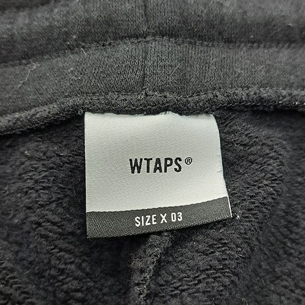 WTAPS(ダブルタップス) 22AW スウェットパンツ AII / Trousers / Cotton ブラック サイズ:03 メンズ パンツ 中古・古着