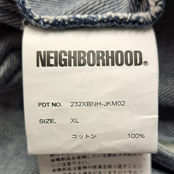 NEIGHBOR HOOD(ネイバーフッド) 23AW DENIM ZIP WORK JACKET デニムジップワークジャケット