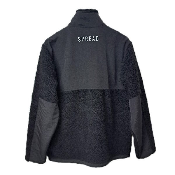 SPREAD ロゴプリントフリースジャケット 古着・中古-2枚目のアイテム画像