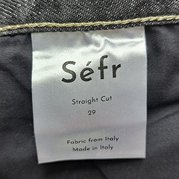 Sefr(セファ) STRAIGHT CUT JEANSストレートデニムパンツ　ストレートカットジーンズ