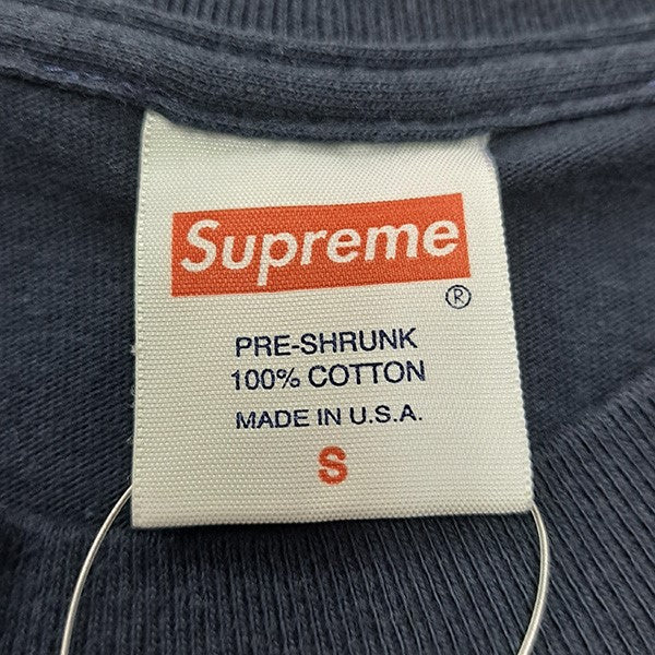 シュプリーム×アンチヒーロー　半袖tシャツ　usa製　バックプリント　XLサイズ Supreme(シュプリーム) ANTIHERO Logo Pocket Teeバックプリント