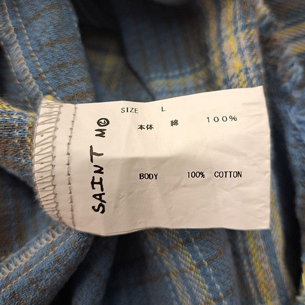 SAINT MICHAEL(セントマイケル) 23AWFRANNEL SHIRT CHECK