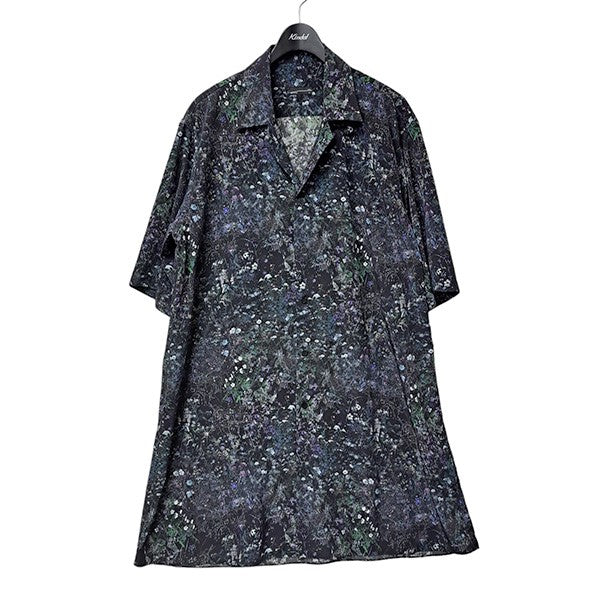 DECHINE INKJET SMALL FLOWERLONG SHIRT　小花柄ロングシャツ2121-129