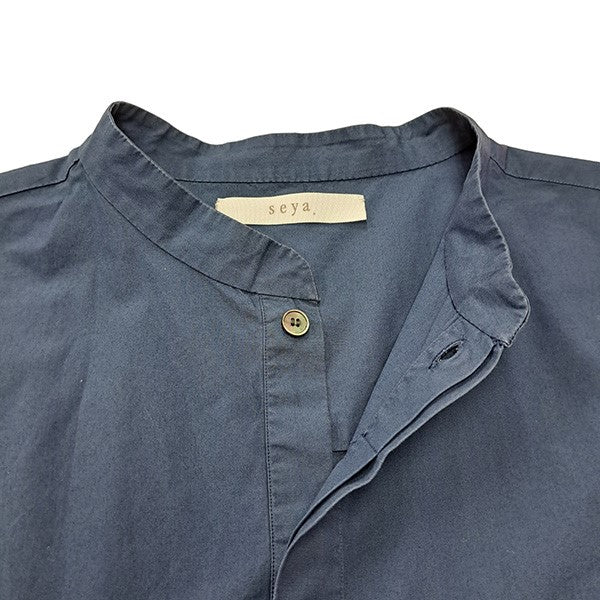 HAND STITCH KURTA SHIRT　ハンドスティッチクルタシャツ