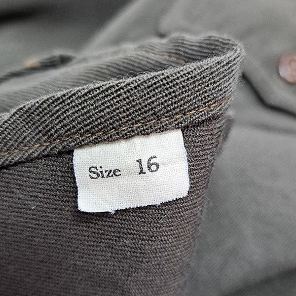 アーミーオフィサーズシャツ　エポーレットウールシャツ