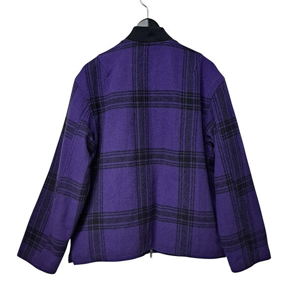 Supreme(シュプリーム) 19SSZIP CAR JACKETチェック柄ウールZIP