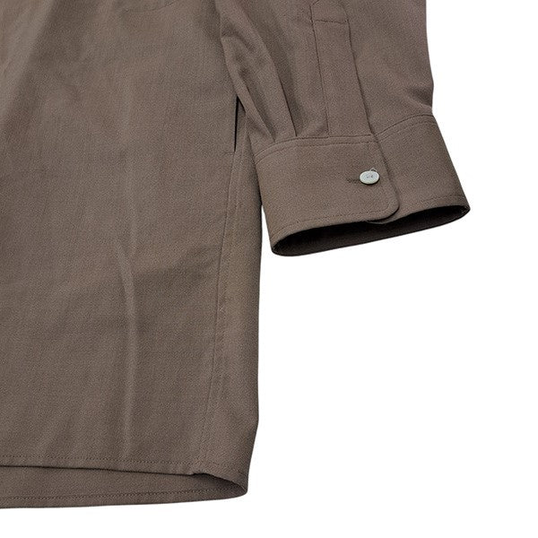 th products Wool Oversized Shirtsウールオーバーサイズシャツ2401-SSH05-M403 古着・中古-4枚目のアイテム画像