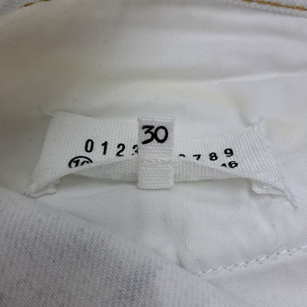 Maison Margiela 21SSボタンフライカットオフデニムパンツS50LA0178 古着・中古-7枚目のアイテム画像