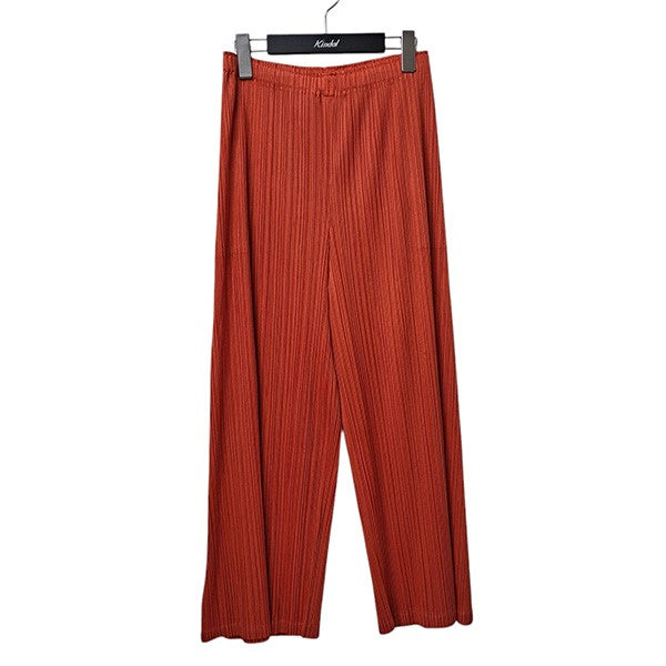 PLEATS PLEASE ISSEY MIYAKE 25SSワイドプリーツパンツ 裾スリットワイドパンツPP51JF125 古着・中古-1枚目のアイテム画像