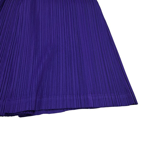 イッセイミヤケ ミーISSEY MIYAKE me 消しプリーツボーダー
