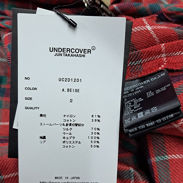 希少✨️美品 バラクータ 80s スウィングトップ タータンチェック ウール UNDERCOVER(アンダーカバー) 24AWタータンチェックストール切替