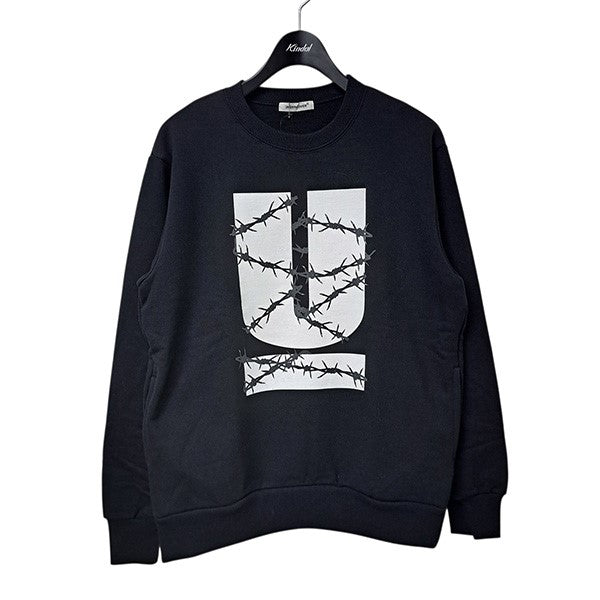 UNDERCOVER(アンダーカバー) 24AWSWEAT Wired U有刺鉄線Uロゴ