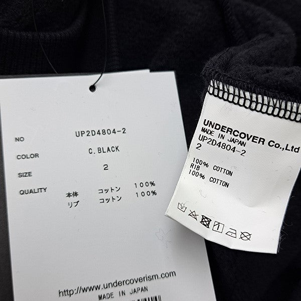 UNDERCOVER(アンダーカバー) 24AWSWEAT Wired U有刺鉄線Uロゴ