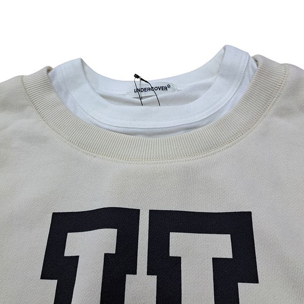 UNDERCOVER 24AW重ねドッキングスウェットカットソーUP2D1804-1 古着・中古-3枚目のアイテム画像