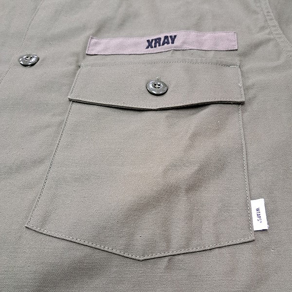 wtaps ユーティリティシャツ 241CWDT-SHM02 WTAPS Men's 02 Shirt Jacket in Olive Drab WTAPS