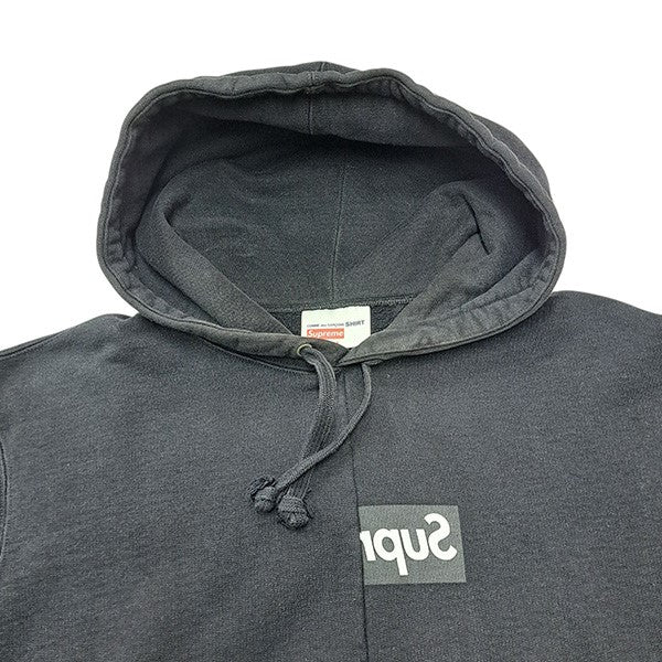 Supreme×COMME des GARCONS SHIRT 18AWSplit Box Logo Hooded