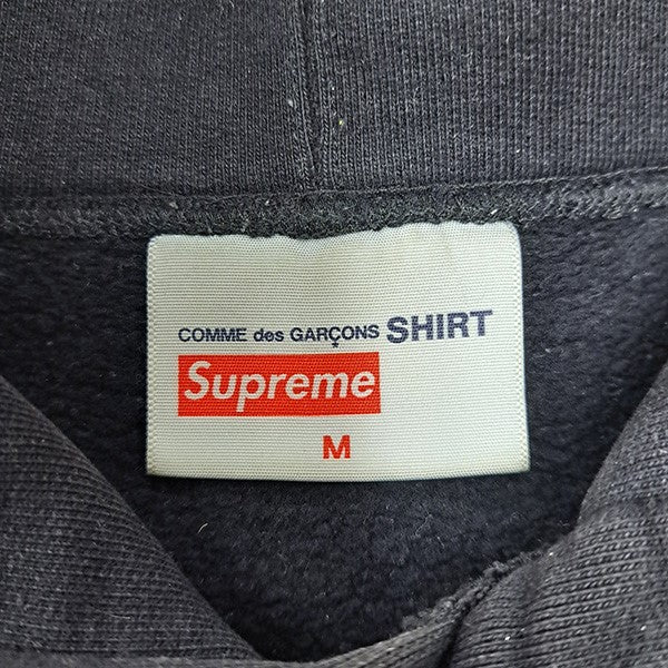 Supreme×COMME des GARCONS SHIRT 18AWSplit Box Logo Hooded