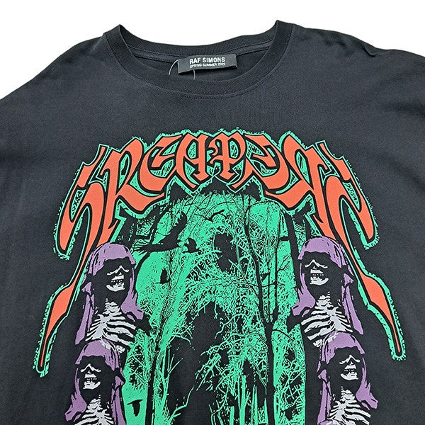 RAF SIMONS(ラフシモンズ) 22SSBig fit T-shirt SreapersバンドツアーT