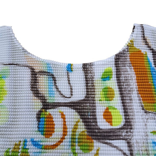 24SS総柄プリーツTシャツMI41FK796