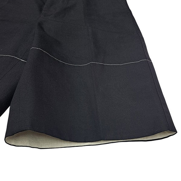 JILSANDER NAVY グレー チャコール ワイド ハーフパンツ JILSANDER NAVY グレー チャコール ワイド ハーフパンツ
