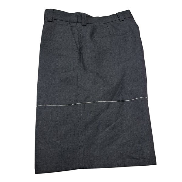 JIL SANDER コットンワイドショートパンツ 38 ブラック JIL SANDER SANDER+ ジルサンダー プラス ハーフパンツ